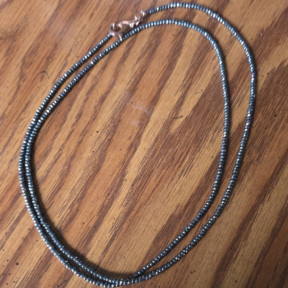 Elegant Bronzo Italia Beaded Necklace